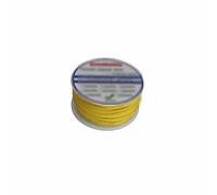 Ligne de câble RC de fil de Silicone Flexible de 50 m 30 AWG avec 10 couleurs avec fil électrique de fil de cuivre étamé de bobine(Yellow 50m)