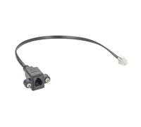Ligne de connexion de la carte principale, Câble d'extension convertisseur RJ11 RJ10 RJ9 4P4C mâle vers femelle for verrouillage de panneau, connecteur châssis