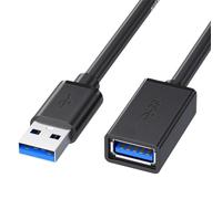 Ligne de connexion de la carte principale, Câble d'extension USB 0,5/1/2/3/5 m, 3 câbles de données, connecteur d'appareil photo mâle vers femelle for PC SSD(1m)