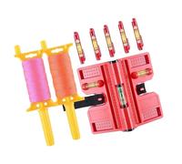 Ligne de construction portable et poteau pour une installation rapide dans le papier peint et le carrelage, ligne permanente en nylon pour maçon