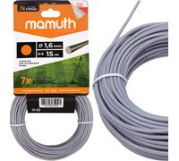 Ligne de coupe 1,6mm 15m circulaire KT-V23 MAMUTH fil pour débroussailleuse Nac Stihl