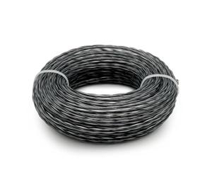 Ligne de coupe-bordure bicolore de 3,0 mm 15 m, accessoire de remplacement for outil électrique de jardin for débroussailleuse à gazon