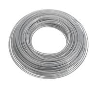 Ligne De Coupe-Bordures Câble métallique de Coupe-Herbe en Fil d'acier de 3 mm/2,7 mm for débroussailleuse, Rouleau Rond Long de Rechange for débroussailleuse Fil DéBroussailleuse(2.7mm)