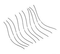 Ligne de débroussailleuse en nylon de qualité supérieure pour Bosch 2337, design incurvé, numéro de pièce F016800431, convient pour l'agriculture