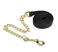 Ligne de déhanchement 8 5 Pieds Licou Cheval avec chaîne Chien Entraînement à l obéissance Rappel