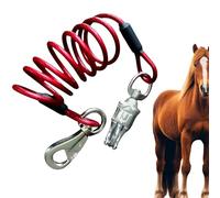 Ligne de fente pour cheval - Absorption des chocs réglable en - Corde en plomb lourde pour l'alimentation de la ferme, les friandises en plein air, le bétail, la volaille, les bovins, les