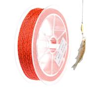 Ligne de Mouche - 20lb Polyester | Backing Line | Fly Fishing Backing Tressé - Ligne de Remplissage Basse Friction sans pour Moulinet Mouche Pêche Gros Poissons Accessoire Orange Fluos 1Pc