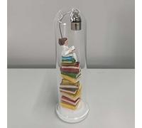 LIGNE DE NIGHT LE LED avec mini-bibliothèque Library Lire la lampe Figurine (style 1)