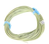 Ligne de Pêche à la Mouche 100 Ft Poids Avant Flottant Soies Peche Pêche Fly Line Evier Forward Flottant Fly Line Fourni avec 2 Soudé Fonde Passants WF Poids Décalé vers l'avant Flottante Style 5