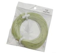 Ligne de pêche à la mouche de 30 m avec poids vers l'avant et boucles soudées pour la pêche à la mouche sèche et lancer de précision sur les ruisseaux et les eaux peu profondes (3F)