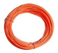 Ligne de pêche à la mouche flottante de 30 m, poids vers l'avant, couleurs haute visibilité pour truite et bar (orange 5F)