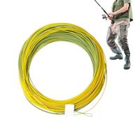 Ligne de pêche à la mouche flottante robuste conique | Ligne multifonction pour truite, perche, chat, cours d'eau, surfcasting, mer profonde, étang, compétition