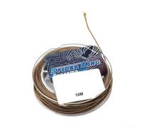 Ligne de pêche avec noyau en fil d'acier PE Ligne de pêche en eau salée pour bateau, récif et plage, ligne de pêche en mer pour (10 m)