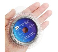 Ligne de pêche Chef de File Fil d'acier Inoxydable revêtu de Vinyle Leader Fil 10 mètres 10LB-200LB Select, avec 12pcs Crimps (100lb)