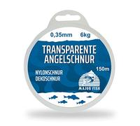 Ligne de pêche décorative Transparente en Nylon - 0,35 mm - 6 kg - 150 m de Fil de Bricolage