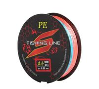 Ligne de Pêche Eau Salée,Fil De Pêche pour Lancer Long - Ligne Multifonction 4 Brins pour Mer, Bar, Truite, Rocher, Côtière et Embarcation