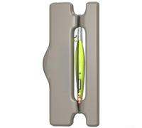 Ligne de pêche électronique à sept étoiles - 1,2 m - Lumière rouge et verte - Fluorocarbone - Pour truite grossière, carpe, eau douce, ruisseaux, rivières, étangs, visibilité nocturne - Vert - 2,1 m