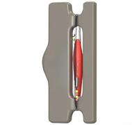 Ligne de pêche électronique à sept étoiles - 1,2 m - Rouge pour lumière verte - Ligne de pêche en fluorocarbone pour eau douce - Carpe grossière - Truite rivière - Étang - Rouge - 1,8 m