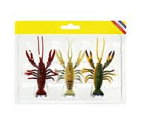 Ligne De Pêche En Eau Douce - Abât Souple En Forme De Griffe, Appât Simulé Pour La Pêche Au Bar | Ensemble De 3 Leurres En Forme D'écrevisse Pour La Truite De Pickerel Pike Target, Tacle De Pêche À La