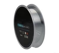 Ligne de pêche en fluorocarbone de 100 m avec une excellente réfraction de la lumière pour augmenter le taux de capture des poissons (0,8 à 0,14 mm-1,9 kg, blanc)