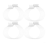 Ligne de pêche en fluorocarbone pour eau salée/eau douce 12 pièces avec boutons-pression torsadés pour une performance améliorée (45,7 - 20,4 kg)