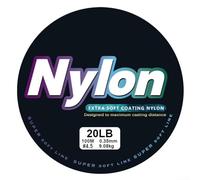 Ligne de pêche en nylon de 100 m de long, colorée et fiable dans tous les types d'eau (4.5#)