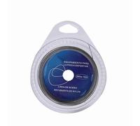 Ligne de pêche fil d'acier de pêche traçage d'acier inoxydable 10 mètres avec 12pcs douilles de sertissages(40 lbs)