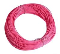 Ligne de pêche flottante - 30 m - 5F - 8F - Avec connecteur sans couture pour lancer de surface (5F rose)