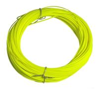 Ligne de pêche flottante de 30 mètres de long avec poids vers l'avant et joints sans couture pour la pêche à la truite en eau douce de couleur rouge (jaune 5F)