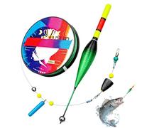 Ligne De Pêche, Kit Complet De Ligne De Pêche Pré-assemblé avec Flotteurs, Haute Visibilité, Flotteurs pour La Pêches sur Glace avec Lignes, pour Le Kayak en Mer, en Eau Douce Et sur Les Lacs