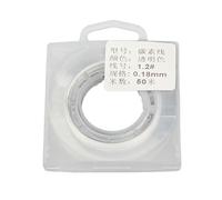 Ligne de pêche monofilament de 50 m - En nylon transparent - Fil de tension solide - Pour la ligne de pêche artisanale suspendue