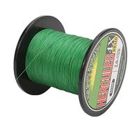 Ligne de Pêche PE Tressée 500m, Résistance à l'abrasion, Haute Résistance à la Traction, Corps Lisse et Résistant à la Corrosion - Technologie Allemande, Usage Eau Douce et Eau d (N° 2.0 Vert)