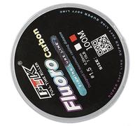 Ligne de pêche transparente en fluorocarbone de 100 m conçue pour la pêche à la ligne avec des propriétés de réfraction de la lumière similaires à l'eau naturelle (1,5-0,20 mm-3,2 kg blanc)