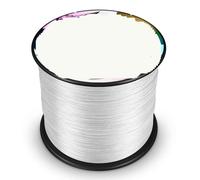 Ligne de pêche tressée, Ligne de pêche tressée en PE, 16 brins, 20-500 LB, Multicolore(White,30LB-No. 2.0)