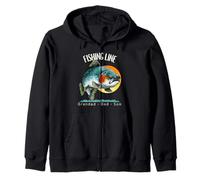 Ligne de pêche truite art pour grand-père, papa, fils, trio Sweat à Capuche