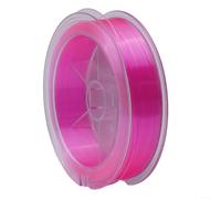 Ligne de pêche ultra invisible 100 m en fibre de carbone haute performance 4 1334 14,5 kg pour réussir les pêcheurs (8-0,50 mm-15,6 kg, rose)