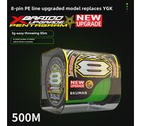 Ligne De Pêche Ultra-Smooth Pe 8-Pole Pour Utilisateurs Professionnels Ligne Principale Pour La Pêche À La Ligne Droite Fabriquée Au Japon Lot En Gros D'équipements De Pêche Couleur Standard 500m