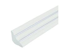 Ligne de plinthe d'angle murale auto-adhésive, moulage de calfeutrage de plafond, bande interne de garniture de bord, fourniture décorative pour la maison 4m 60mm