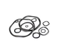 Ligne de procédé de Fils de cuivre Solide Nu, Lot de Trois rondelles ondulées Wave Crest en Acier au Carbone 65MN, galvanisées ou noircies, M3-M16, métriques(M16x21x0.3-30pcs)