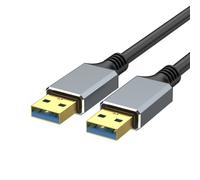 Ligne de rallonge USB A vers A 3.0 mâle à-Tête droite de 1,5 m