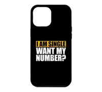 Ligne de ramassage Amusante I'am Available pour Femmes et Hommes Mon numéro Coque pour iPhone 12 Pro Max