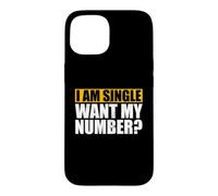 Ligne de ramassage Amusante I'am Available pour Femmes et Hommes Mon numéro Coque pour iPhone 15