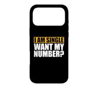 Ligne de ramassage Amusante I'am Available pour Femmes et Hommes Mon numéro Coque pour iPhone 17 Pro Max