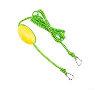 Ligne de Remorque Flottante 6m pour Bateau | Flotte l'eau, longueur 6 mètres, idéale pour remorquer kayaks et bateaux en panne loin des côtes(green-yellow 3.7 m)