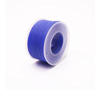 Ligne de résine de silicium tressé plaqué de cuivr 1 rouleau de 10 m fil silicone 16-30 A WG multibrins en cuivre étamé MU·Lticolor -60 °C à 200 for automobile et maison(Blue,20A WG)