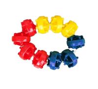 Ligne de séparation de sécurité flottante pour piscine - 1 m à 18,3 m - Barrière flottante réglable pour compétitions de natation peu profondes, installation facile, fil d'acier durable, idéal pour la