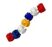 Ligne de séparation de sécurité pour piscine flottante - 1 m à 18,3 m réglable pour compétitions de natation peu profondes, installation facile avec fil d'acier (12 m)