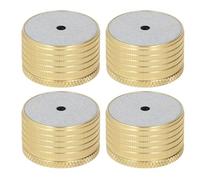 Ligne de Support de Cadre, Installation Flexible 4pcs 23-37 Mm de Hauteur sans Dommage au Sol (Or Brillant)