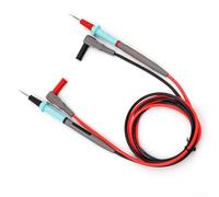 Ligne de test multimètre numérique 20 A 1000 V avec pointe d'aiguille et clip de test recouvert de silicone pour appareils électriques et tests de circuit