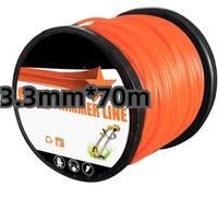 Ligne de tonte en Nylon pentagramme pour tondeuse à corde, 2.7mm x 100m, tête de ligne en rouleau, Compatible avec(3.3mm 70m)